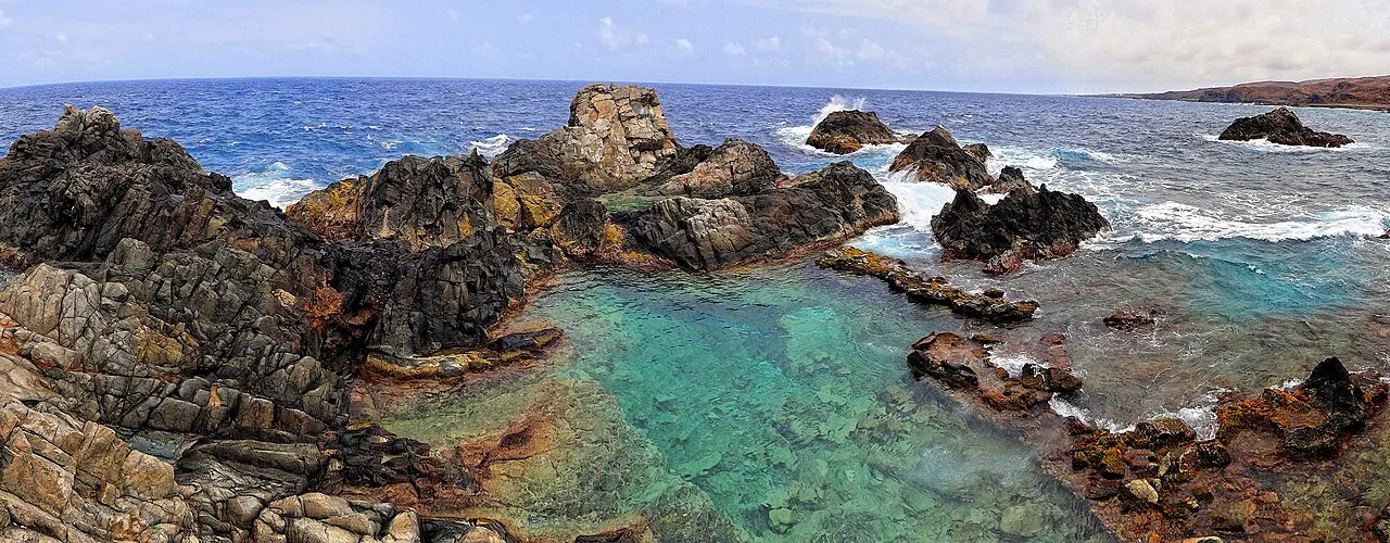 The Natural Pool on Aruba's rocky north coast