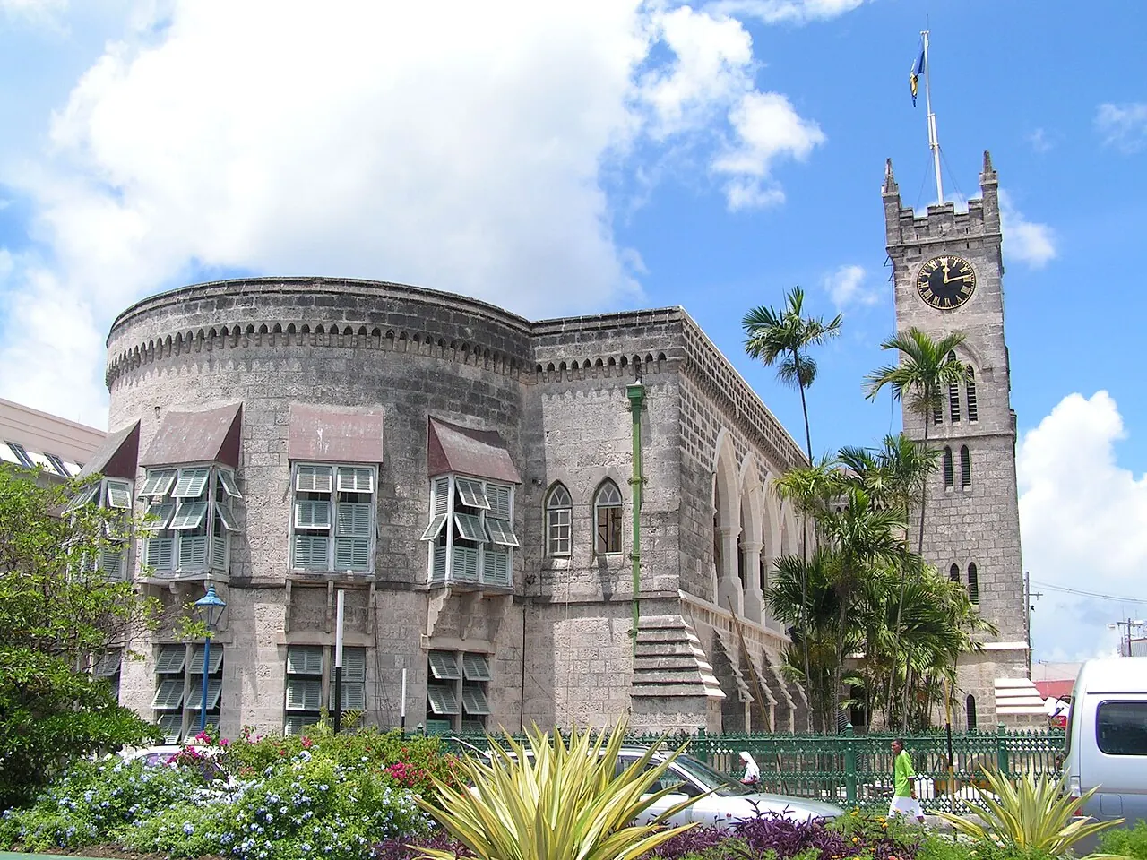 The Parliament Buildings in Bridgetown, Barbados