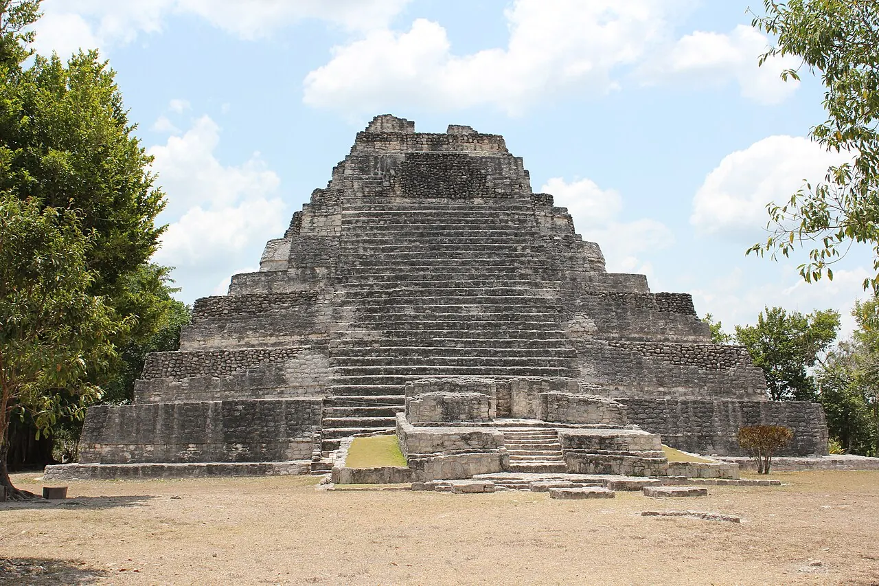 Temple I on the Gran Basamento at Chacchoben