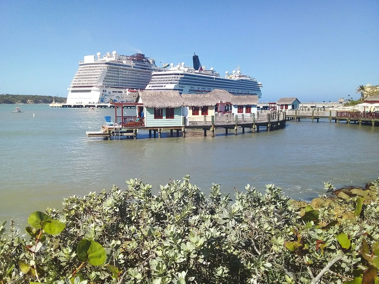 The Amber Cove cruise terminal