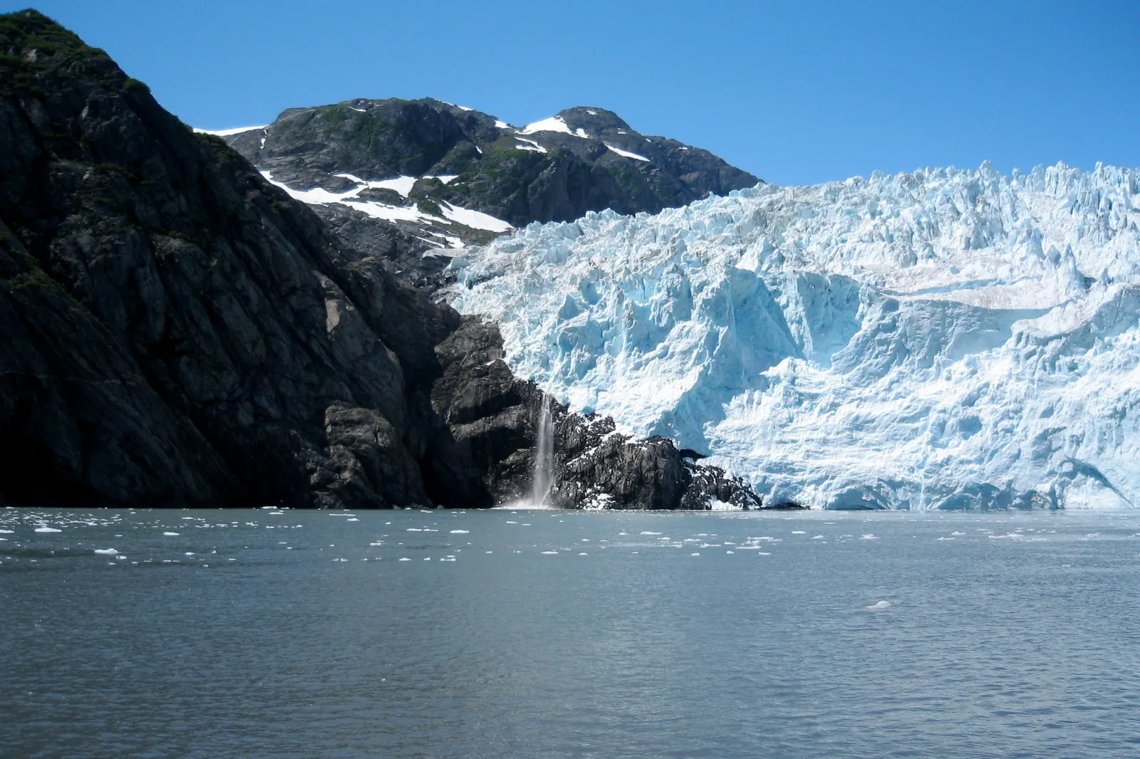 The face of Aialik Glacier in Kenai Fjords